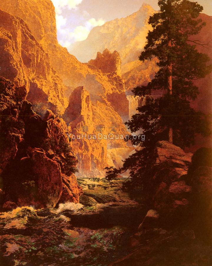 Parrish Maxfield The Spirit Of Transportation - 马科斯菲尔德·帕里斯